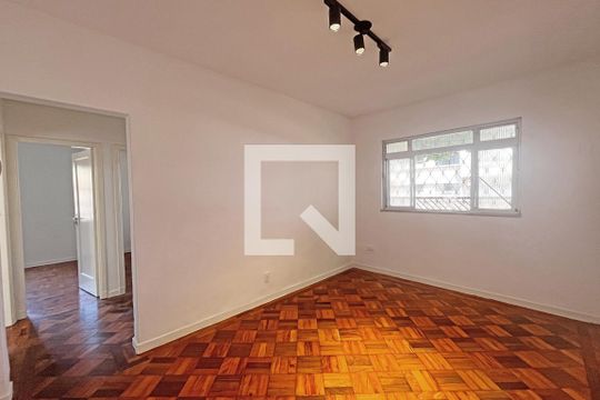 Sala de apartamento para alugar com 2 quartos, 45m² em Gonzaga, Santos