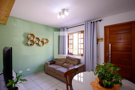 Sala de casa de condomínio à venda com 2 quartos, 60m² em Vila Arapua, São Paulo