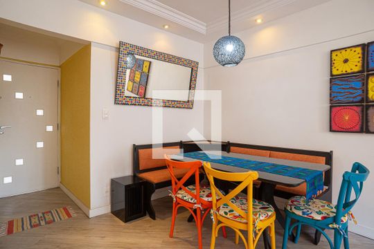 Sala de apartamento para alugar com 1 quarto, 52m² em Consolação, São Paulo