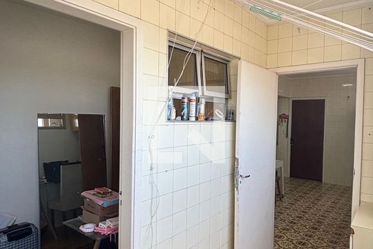 Área de Serviço de apartamento à venda com 3 quartos, 136m² em Vila Assunção, Santo André
