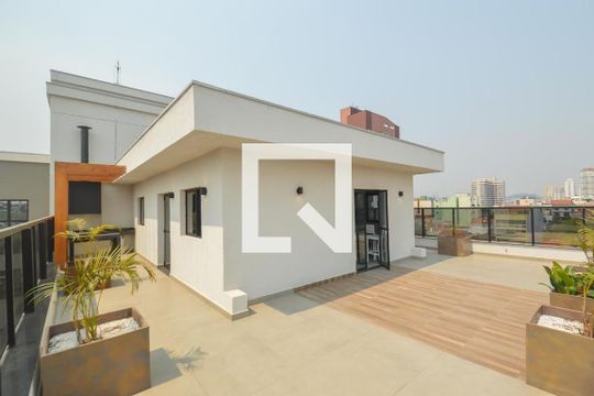 Área comum - Churrasqueira de apartamento para alugar com 1 quarto, 25m² em Vila Campestre, São Bernardo do Campo