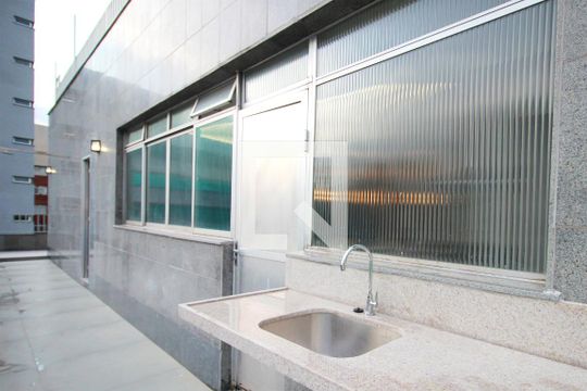 Área de Serviço de apartamento à venda com 3 quartos, 186m² em Lourdes, Belo Horizonte