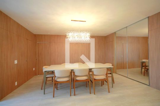 Sala de Jantar de apartamento à venda com 3 quartos, 186m² em Lourdes, Belo Horizonte