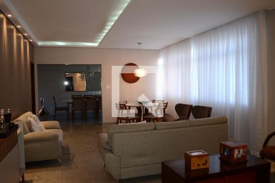 Sala de apartamento à venda com 4 quartos, 283m² em Santo Agostinho, Belo Horizonte