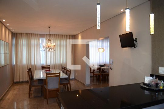Sala de Jantar de apartamento à venda com 4 quartos, 283m² em Santo Agostinho, Belo Horizonte