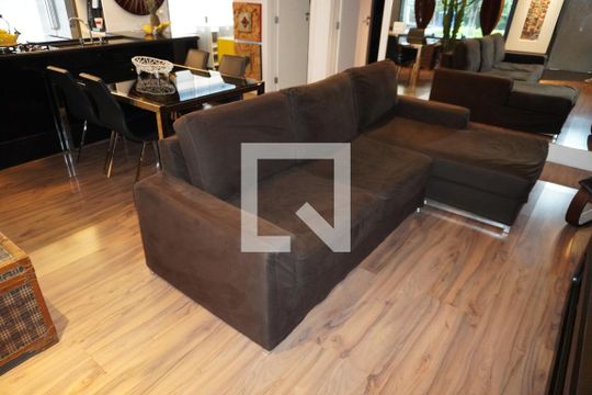 Sala de apartamento à venda com 1 quarto, 85m² em Jardim Paulista, São Paulo