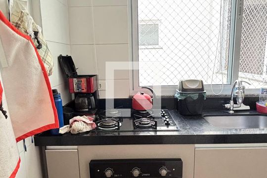 Cozinha de apartamento à venda com 2 quartos, 96m² em Jardim, Santo André