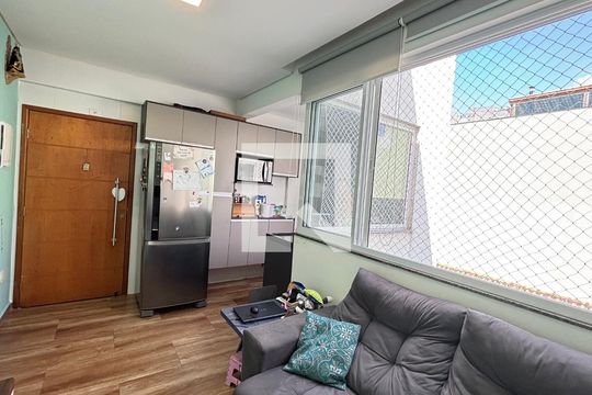 Sala de apartamento à venda com 2 quartos, 96m² em Jardim, Santo André