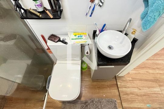 Banheiro de apartamento à venda com 2 quartos, 96m² em Jardim, Santo André