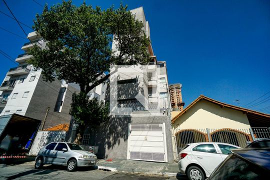 Fachada de apartamento à venda com 2 quartos, 57m² em Vila Esperança, São Paulo
