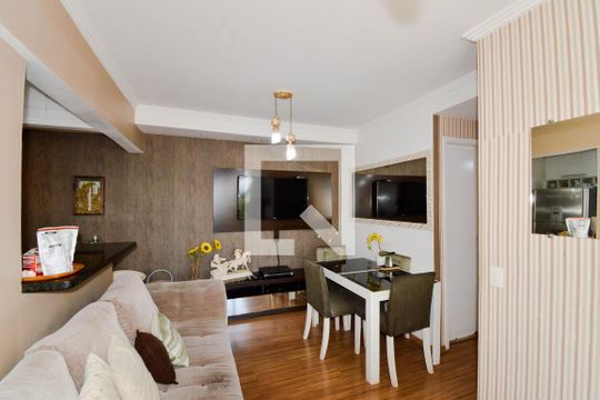 Sala de apartamento à venda com 2 quartos, 53m² em Ponte Grande, Guarulhos