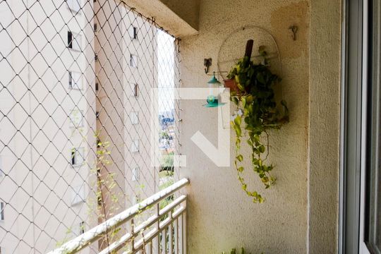 Varanda da Sala de apartamento à venda com 2 quartos, 53m² em Ponte Grande, Guarulhos