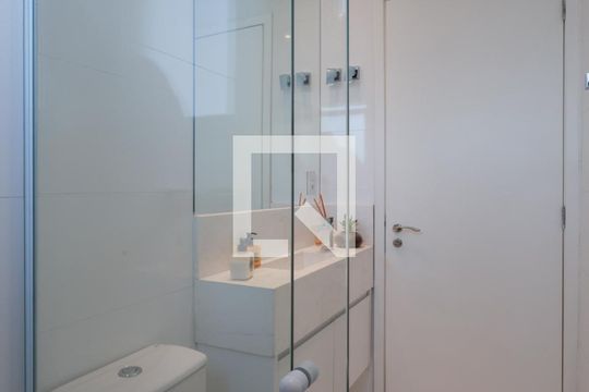 Banheiro da área de lazer de apartamento para alugar com 4 quartos, 340m² em Santana, São Paulo