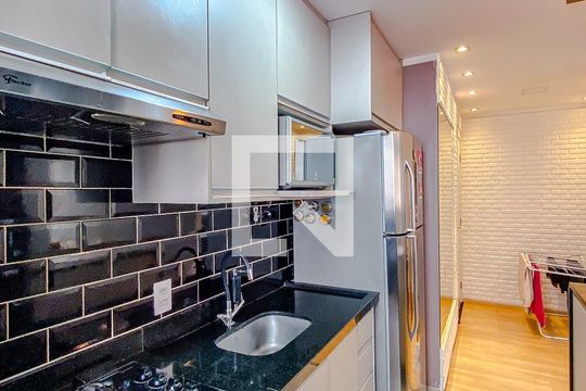 Cozinha de apartamento à venda com 2 quartos, 44m² em Brás, São Paulo