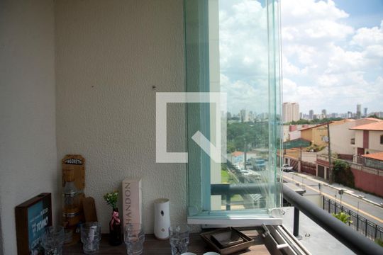 Varanda gourmet de apartamento à venda com 2 quartos, 56m² em Vila Humaita, Santo André