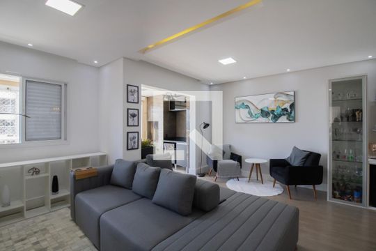 Sala de apartamento à venda com 2 quartos, 83m² em Gopouva, Guarulhos