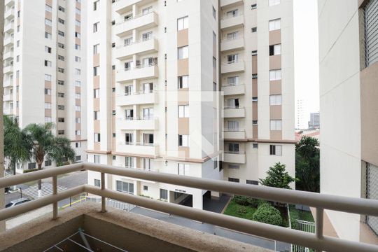 Varanda da Sala de apartamento à venda com 2 quartos, 50m² em Carandiru, São Paulo