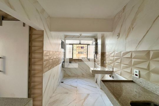 Cozinha de apartamento à venda com 3 quartos, 70m² em Cidade Nova, Rio de Janeiro