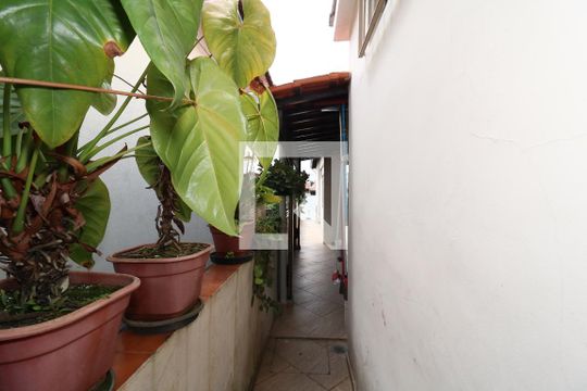 Corredor externo de casa à venda com 3 quartos, 190m² em Vila Alzira, Santo André