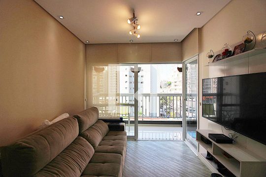 Sala  de apartamento à venda com 2 quartos, 73m² em Centro, São Bernardo do Campo