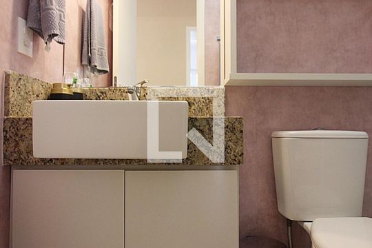 Banheiro Social de apartamento à venda com 2 quartos, 73m² em Centro, São Bernardo do Campo