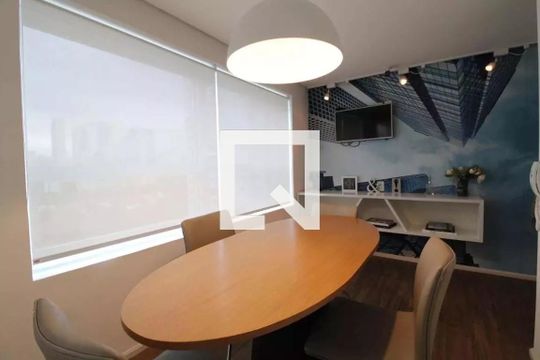  Área comum -Sala de Reuniões de apartamento à venda com 1 quarto, 50m² em Brooklin, São Paulo