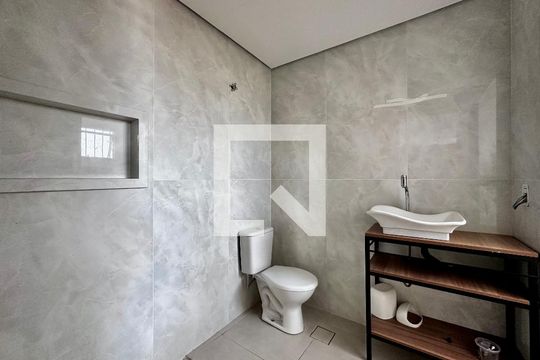Banheiro Studio de kitnet/studio para alugar com 0 quarto, 30m² em Cidade Monções, São Paulo