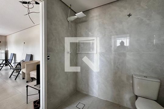 Banheiro Studio de kitnet/studio para alugar com 0 quarto, 30m² em Cidade Monções, São Paulo