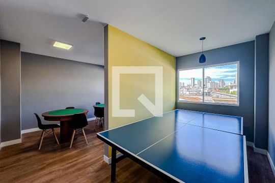 Área comum - Sala de Jogos de apartamento à venda com 1 quarto, 24m² em Mooca, São Paulo