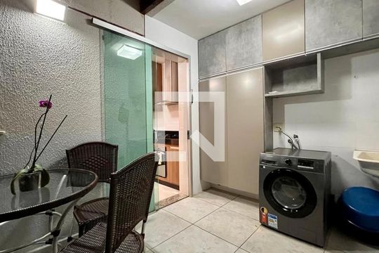 Área de Serviço de apartamento à venda com 3 quartos, 90m² em Nova Vista, Belo Horizonte