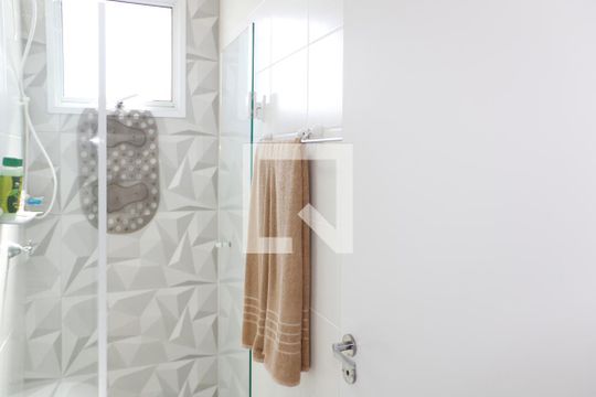 Banheiro de apartamento para alugar com 2 quartos, 49m² em Dos Ortizes, Valinhos