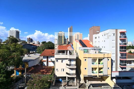 Vista do Quarto de apartamento à venda com 2 quartos, 60m² em Campestre, Santo André