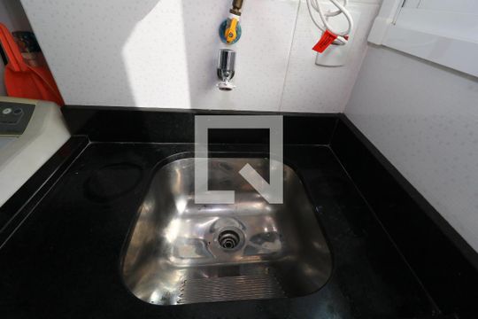 Área de Serviço - Tanque de apartamento à venda com 2 quartos, 60m² em Campestre, Santo André