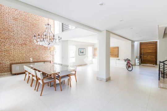 Sala de Jantar de casa de condomínio para alugar com 5 quartos, 672m² em Residencial Morada dos Lagos, Barueri
