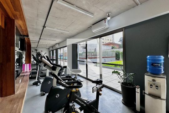 Área comum - Academia de apartamento para alugar com 2 quartos, 71m² em Jardim das Acacias, São Paulo