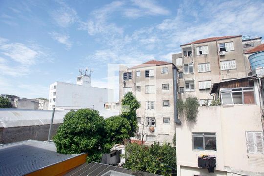 Quarto 1 (ou Sala) Vista de apartamento para alugar com 2 quartos, 47m² em Cidade Baixa, Porto Alegre