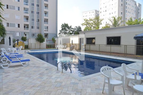 Área comum - Piscina de apartamento para alugar com 2 quartos, 50m² em Utinga, Santo André