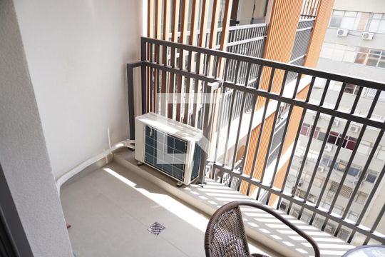 Varanda Studio de kitnet/studio à venda com 1 quarto, 27m² em Paraíso, São Paulo