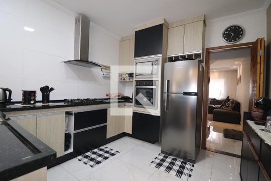 Cozinha de casa à venda com 3 quartos, 120m² em Parque Erasmo Assunção, Santo André