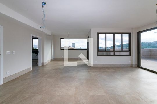 Sala de apartamento à venda com 4 quartos, 228m² em Santa Lúcia, Belo Horizonte
