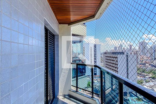 Varanda da Suíte de apartamento à venda com 3 quartos, 90m² em Vila Regente Feijó, São Paulo