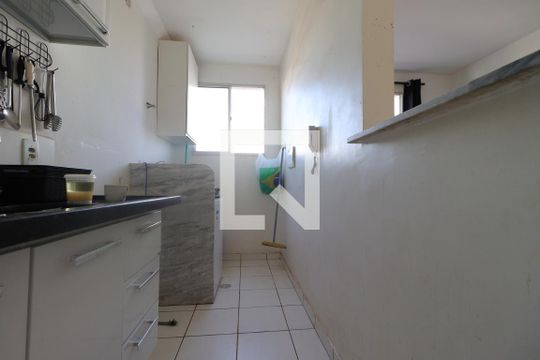 Cozinha de apartamento para alugar com 2 quartos, 49m² em Nova Aliança, Ribeirão Preto
