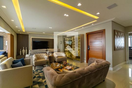 Sala de apartamento à venda com 4 quartos, 420m² em Nova Petrópolis, São Bernardo do Campo