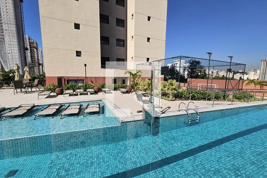 Área comum - Piscina de apartamento para alugar com 2 quartos, 64m² em Nova Klabin, São Paulo
