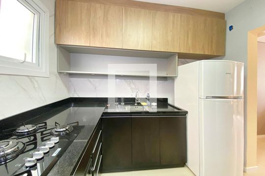Cozinha e Área de Serviço de apartamento à venda com 2 quartos, 58m² em Rio dos Sinos, São Leopoldo