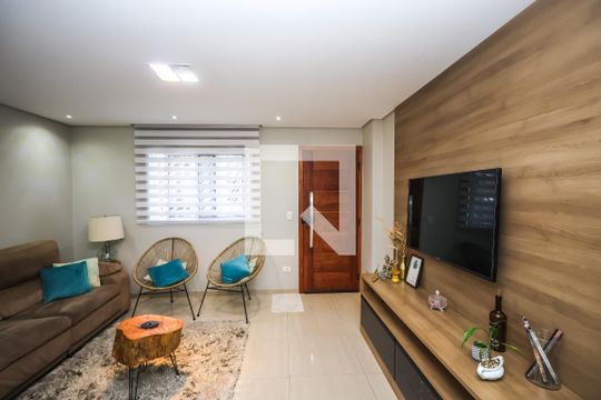 Sala de casa de condomínio à venda com 3 quartos, 209m² em Vila Moinho Velho, São Paulo