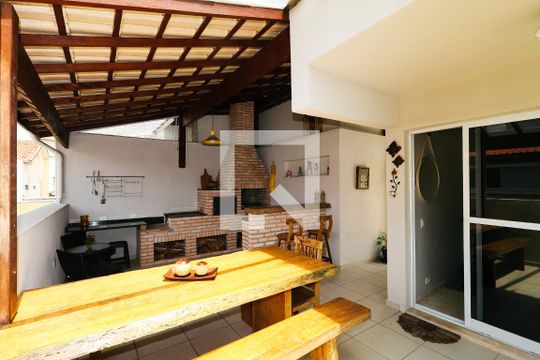 Área Gourmet de casa de condomínio à venda com 3 quartos, 209m² em Vila Moinho Velho, São Paulo