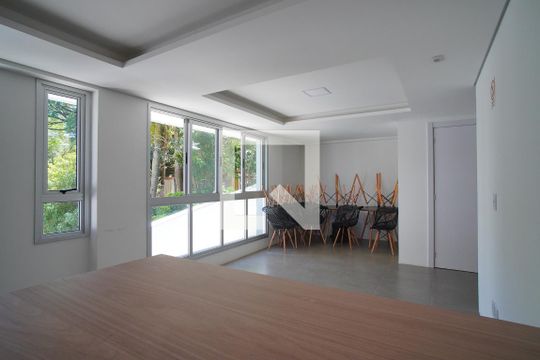 Área comum - Salão de Festas de apartamento à venda com 1 quarto, 66m² em Petrópolis, Porto Alegre