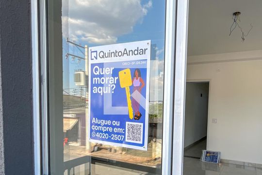 Placa de apartamento para alugar com 2 quartos, 27m² em São Domingos, São Paulo