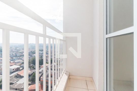 Sacada da Sala de apartamento para alugar com 2 quartos, 52m² em Biritiba, Poá